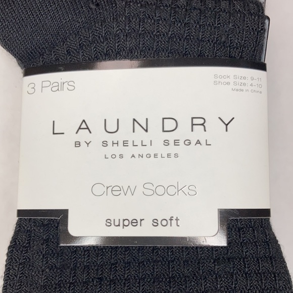 NWT Laundry by Shelli Segal Women’s Crew Socks - Picture 3 of 8